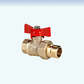 Кран шар. СТАНДАРТ c полусгоном баб. 1/2" вн.-нар.(PN40) VALTEC