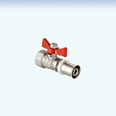 Кран шар. BASE баб. под пресс 16х1/2"вр  VALTEC