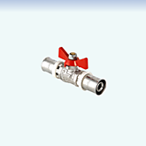 Кран шар. BASE баб. под пресс 16  VALTEC