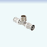 Тройник пресс VALTEC 16х1/2"х16 нр