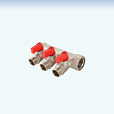 Коллектор отсечной 1"х2 вых. 1/2" нар. VALTEC