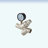 Подпиточный клапан с фильтром и манометром 1/2" VALTEC