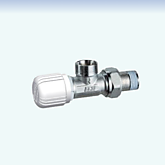 Вентиль угловой термостатич. в с гориз. буксой  1/2" М24*19 FAR