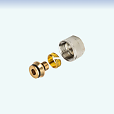 Фитинг компрессионный для сшит.труб 16х2,0х3/4 STOUT