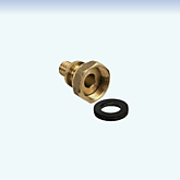 Соединение прямое с накидной гайкой 16 x 1/2" TECEflex