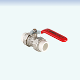 Кран латунный с PPR муфтами VALTEC 25мм