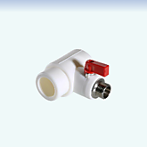 Тройник коллекторный PPR с шар. краном 40х3/4" нар. (евроконус) VALTEC