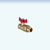 Кран шар. ВОДА (баб) 1" с американкой VALFEX 