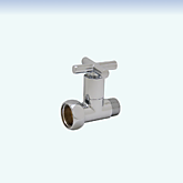 Вентиль запорный прямой колп. для П/С 3/4"х1/2" г/ш КРЕСТ