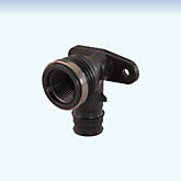 Водорозетка Uponor Q&E с фланцем 20х1/2" ВР высота 43 мм PPSU