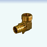 Уголок Uponor Q&E 16x1/2" НР латунь